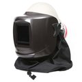 Pureflo PF60ESM+ Hard Hat White, Black Neck Cape, HE Filter Gentex Corp